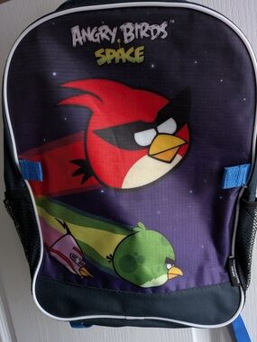 Angry Birds Space Kids Backpack – Red, Green, Purple